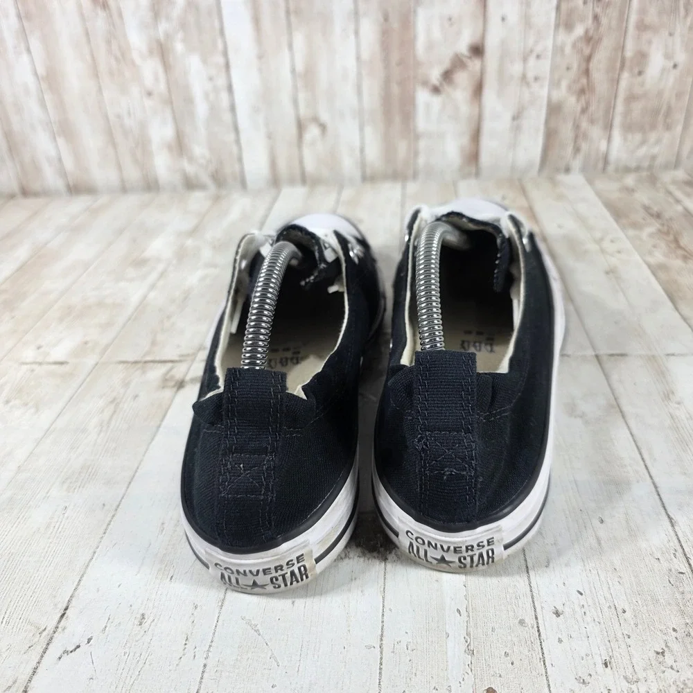 Converse Chuck Taylor All Star Shoreline Black Slip On Sneakers Womens 11 - Picture 3 of 8